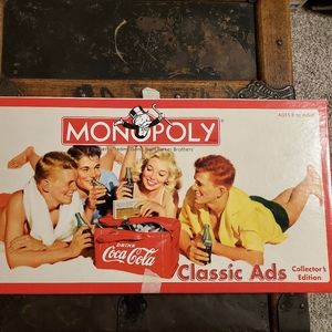 Collector's Edition Coca-Cola Classic Ads Monopoly